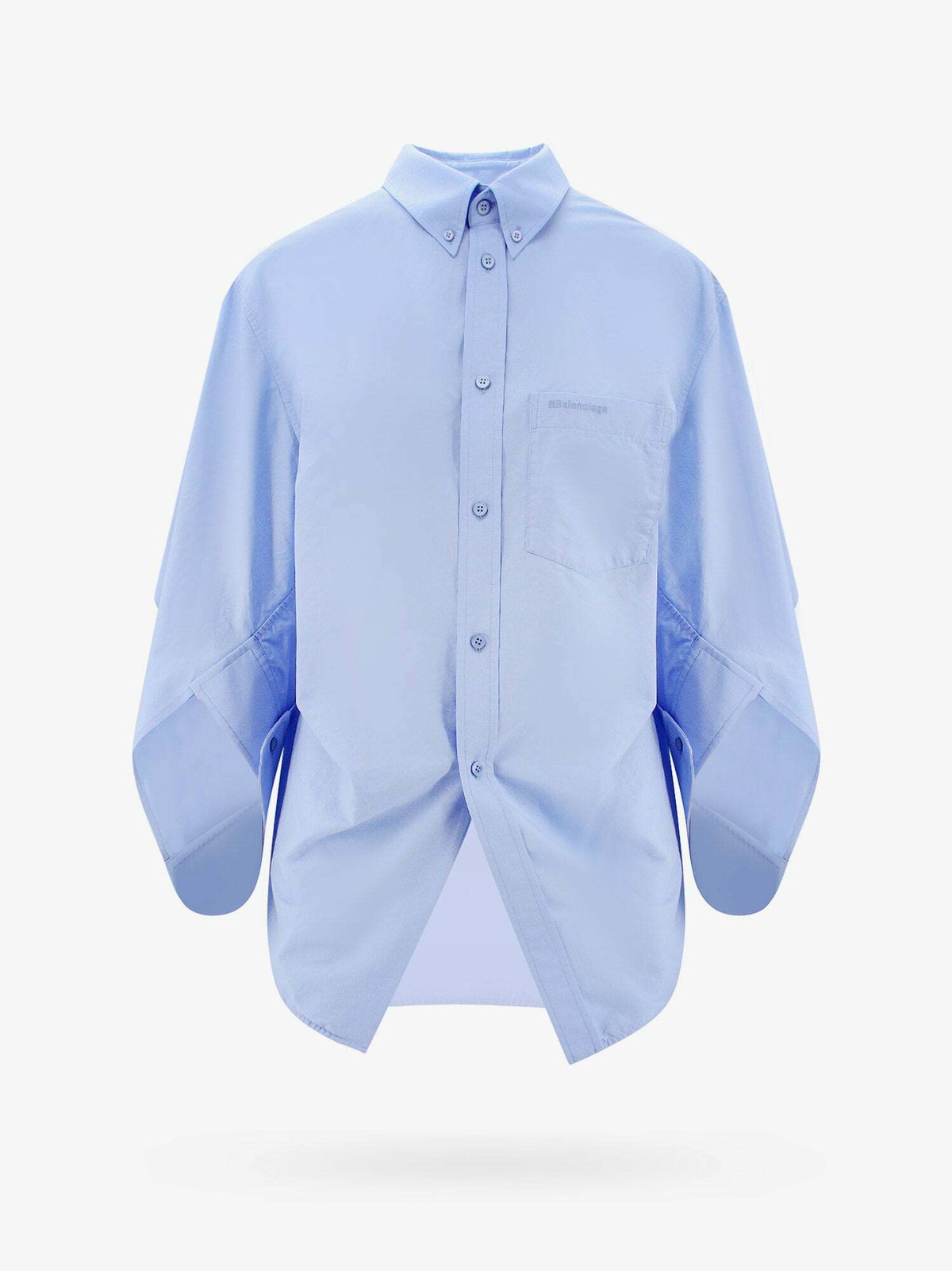 balenciaga dress shirt women's Balenciaga Shirt Blue Womens Balenciaga