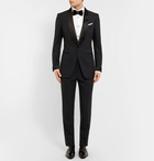 Dolce & Gabbana - White Slim-Fit Bib-Front Cotton-Poplin Tuxedo Shirt - Men - White