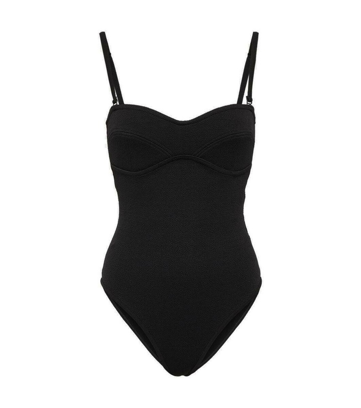 Photo: Bottega Veneta Bandeau swimsuit