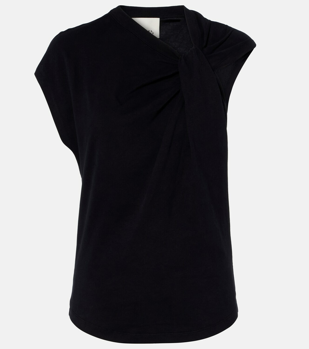 Isabel Marant Nayda gathered cotton jersey T-shirt