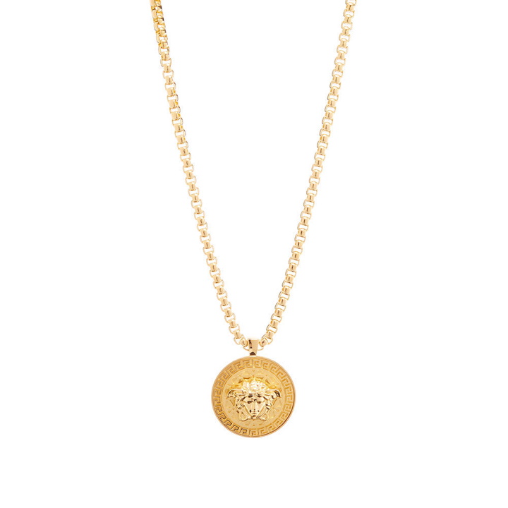 Photo: Versace Medusa Head Medallion Necklace