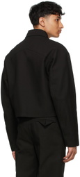 Bottega Veneta Black Cotton Jacket