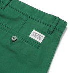 Norse Projects - Aros Slim-Fit Garment-Dyed Cotton-Twill Shorts - Green