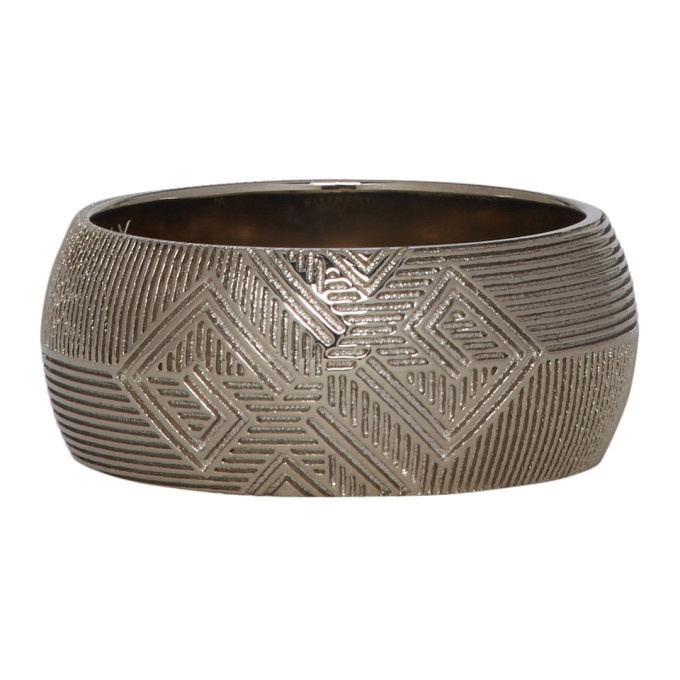 Photo: Givenchy Silver 4G Filligrane Band Ring