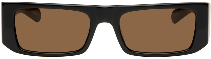 Photo: FLATLIST EYEWEAR Black SP5DER Edition Slug Sunglasses