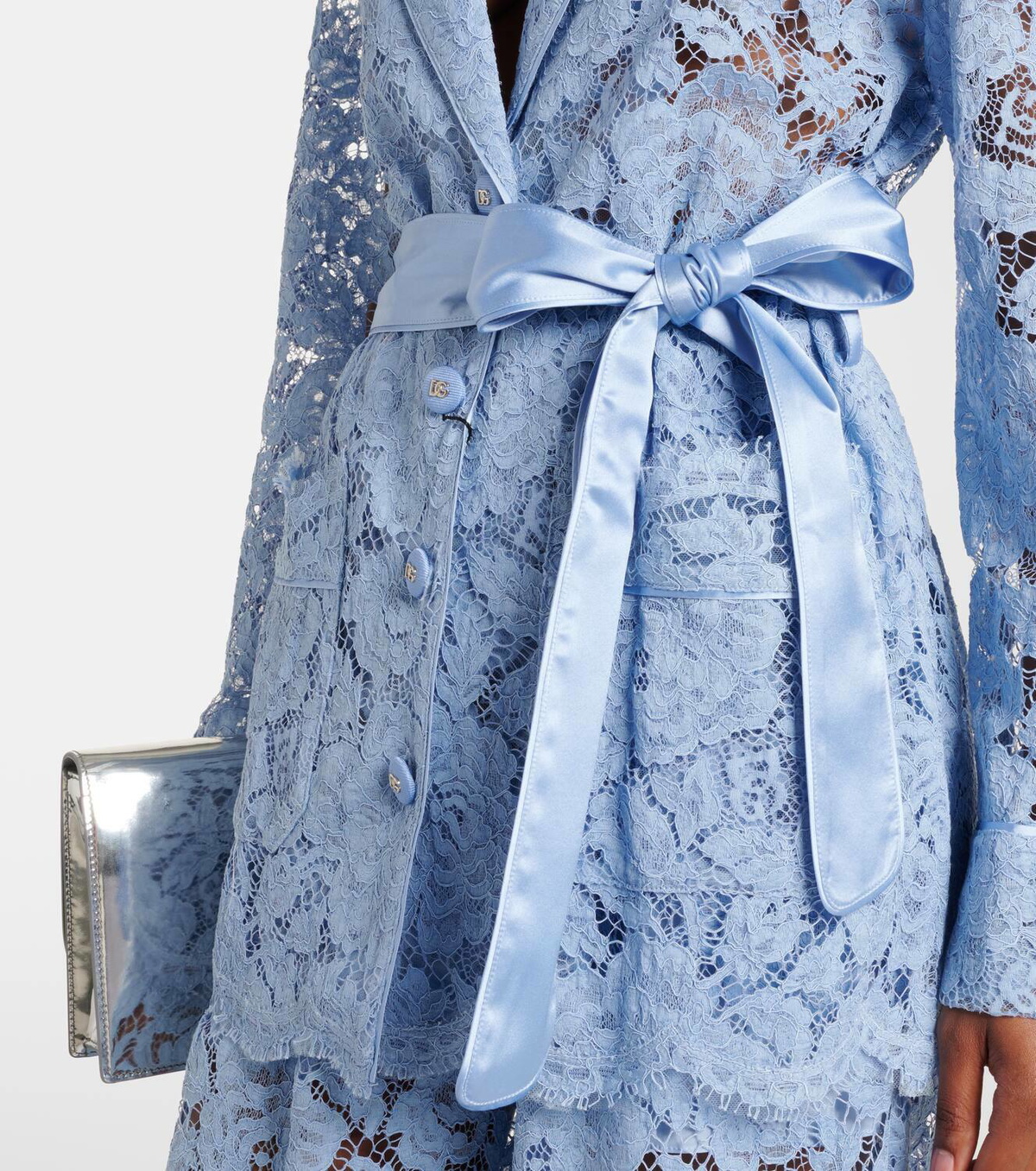 Dolce&Gabbana Belted lace jacket Dolce & Gabbana