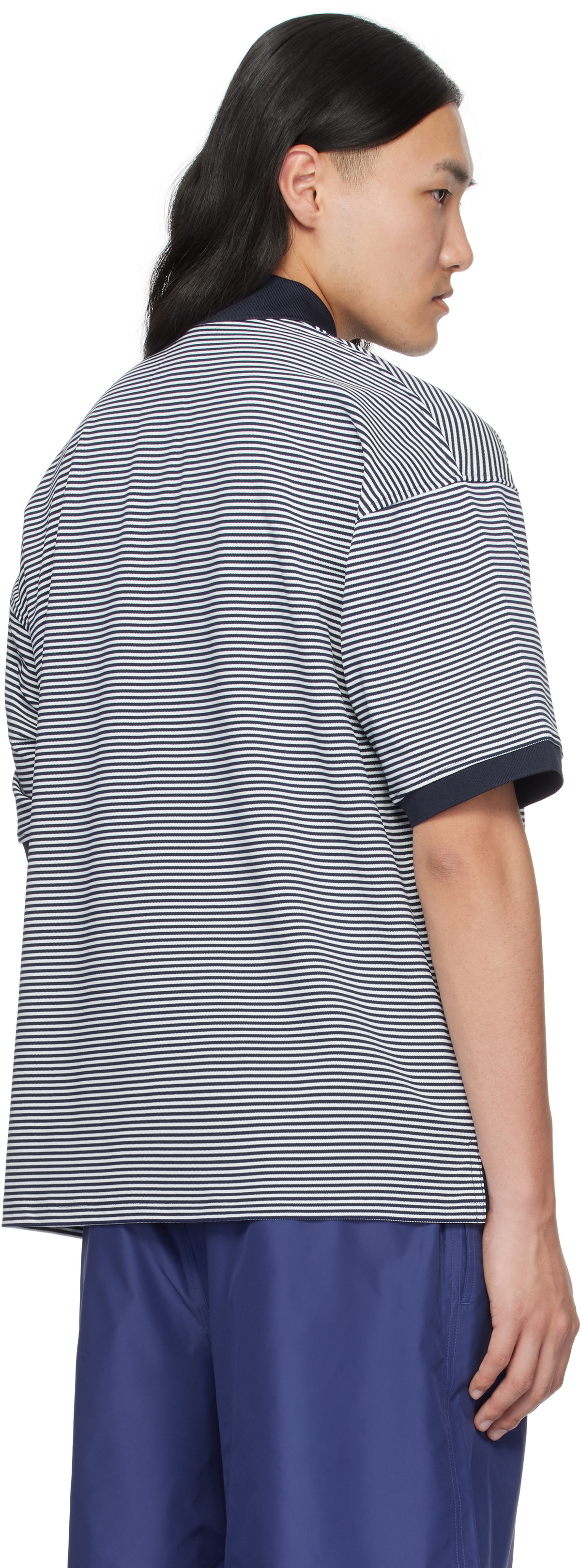 DAIWA PIER39 Navy & White Tech Polo Daiwa Pier39