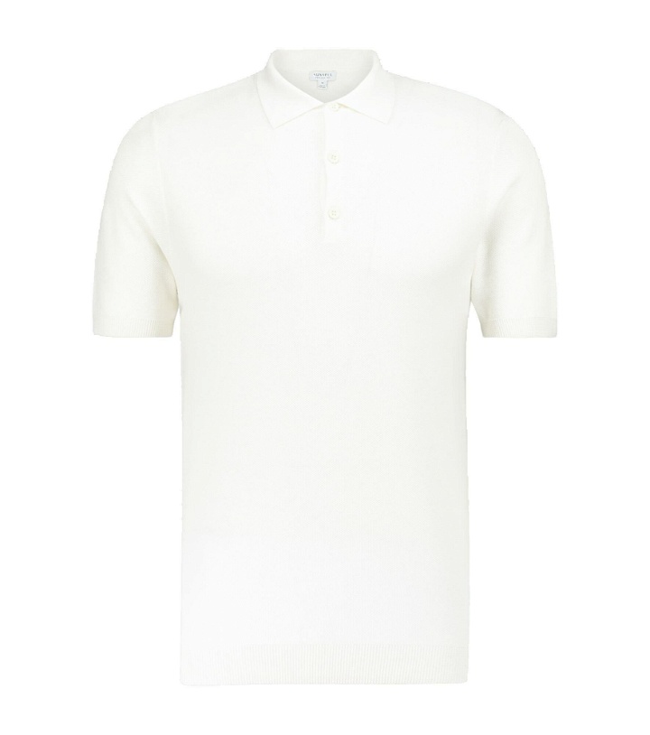 Photo: Sunspel - Knitted cotton polo shirt