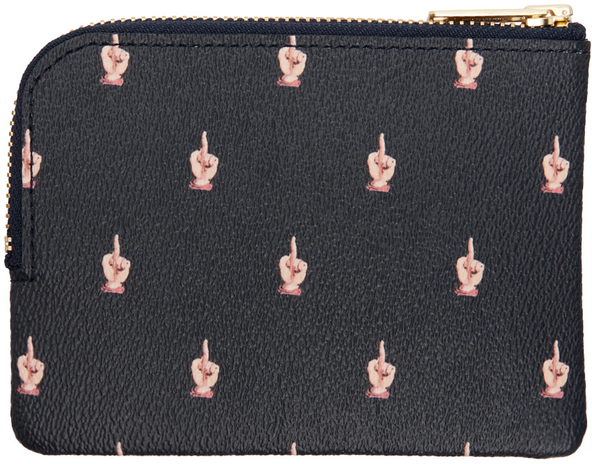UNDERCOVER Navy Small Middle Finger Pouch Undercover