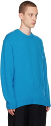 Wooyoungmi Blue Crewneck Sweater