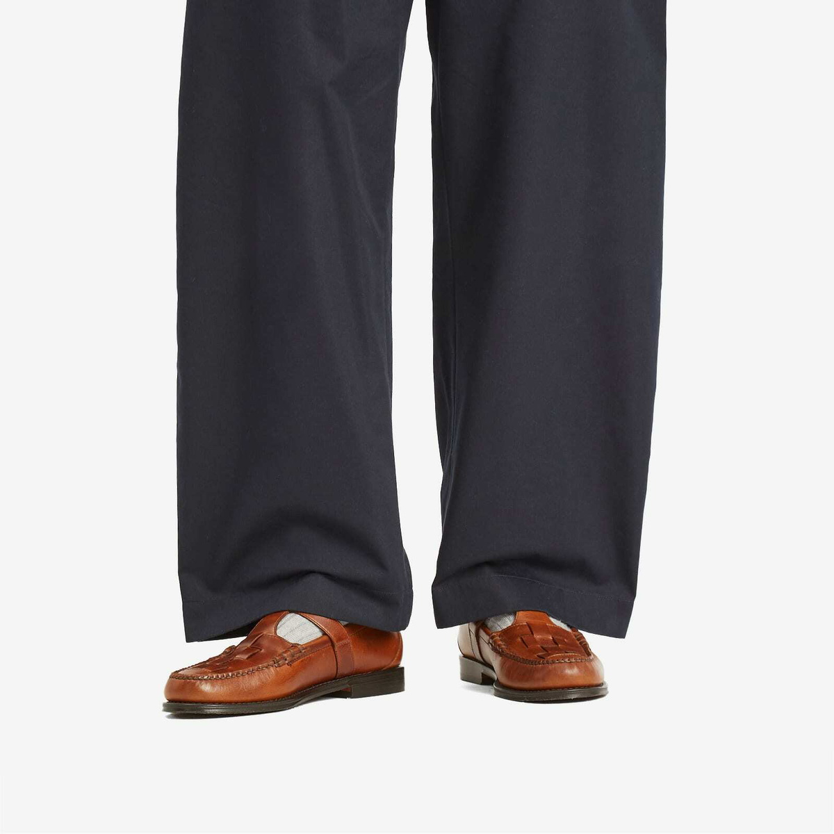 Bass Weejuns Men's Fisherman in Mid Brown Leather