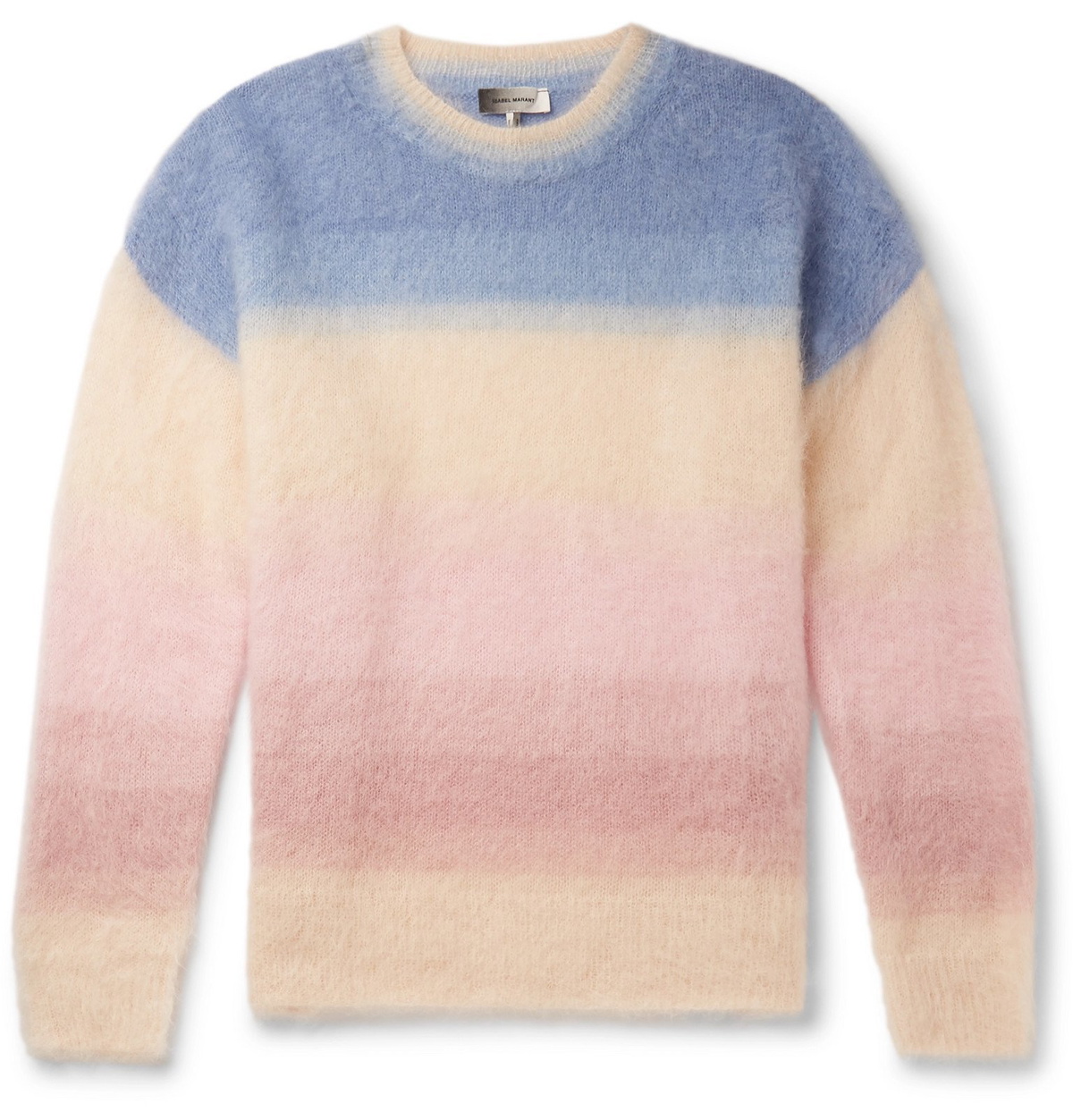 Isabel Marant - Drussellh Striped Mohair-Blend Sweater - Blue Isabel Marant