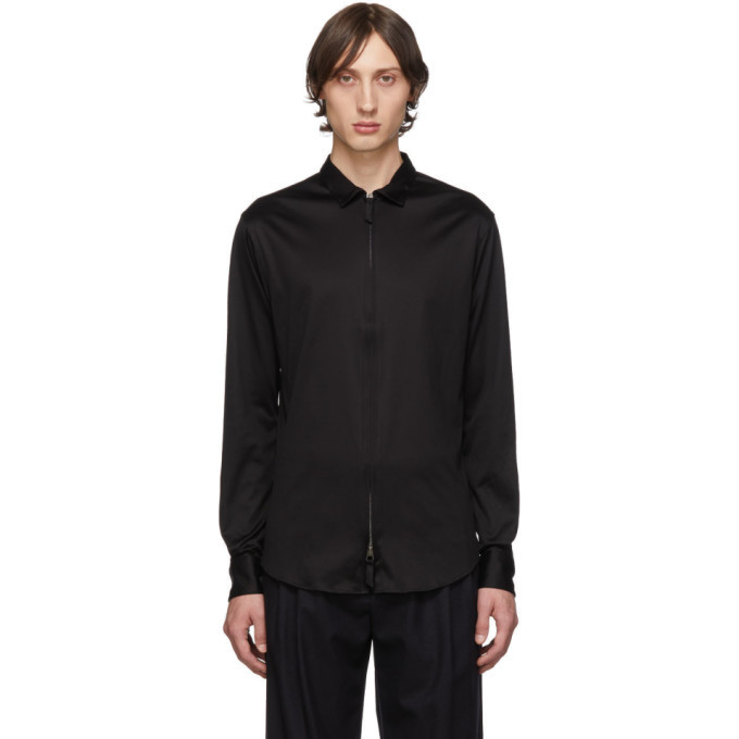 Photo: Giorgio Armani Black Zip Shirt