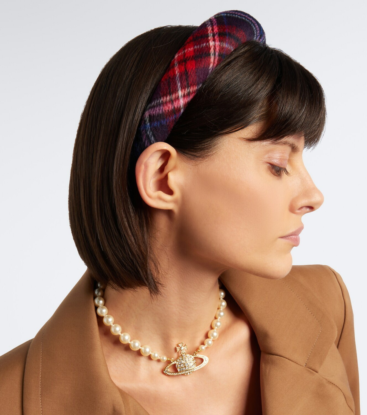 Ruslan Baginskiy Plaid headband