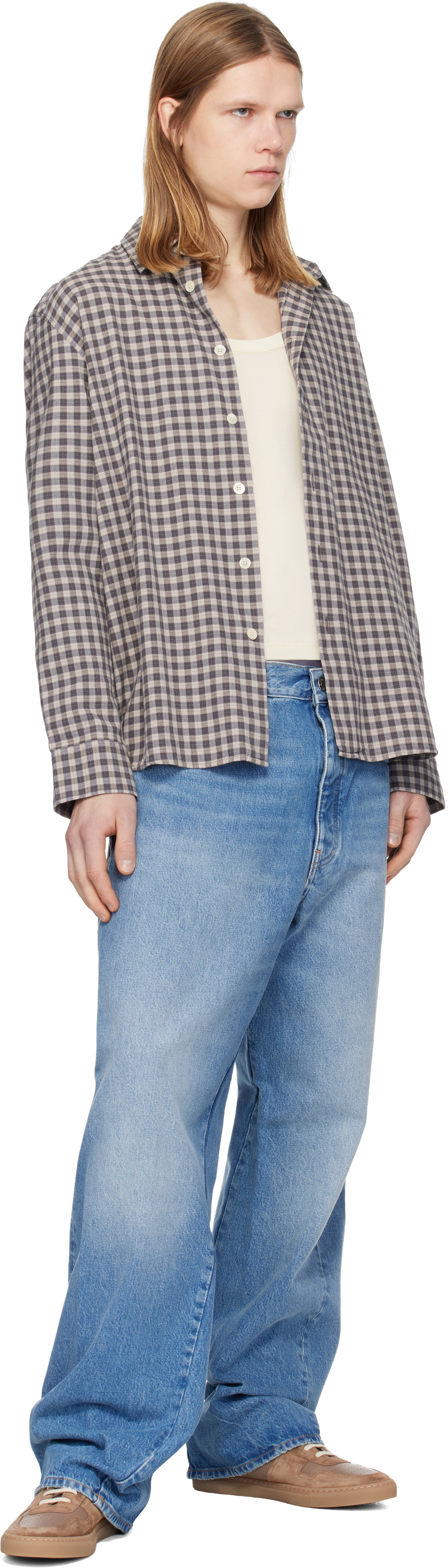 Sunflower Blue Wide Twist Jeans