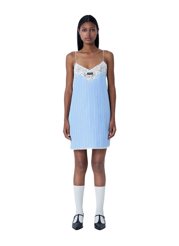 Photo: Miu Miu Striped Slip Mini Dress