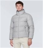 Herno Silk and cashmere puffer jacket