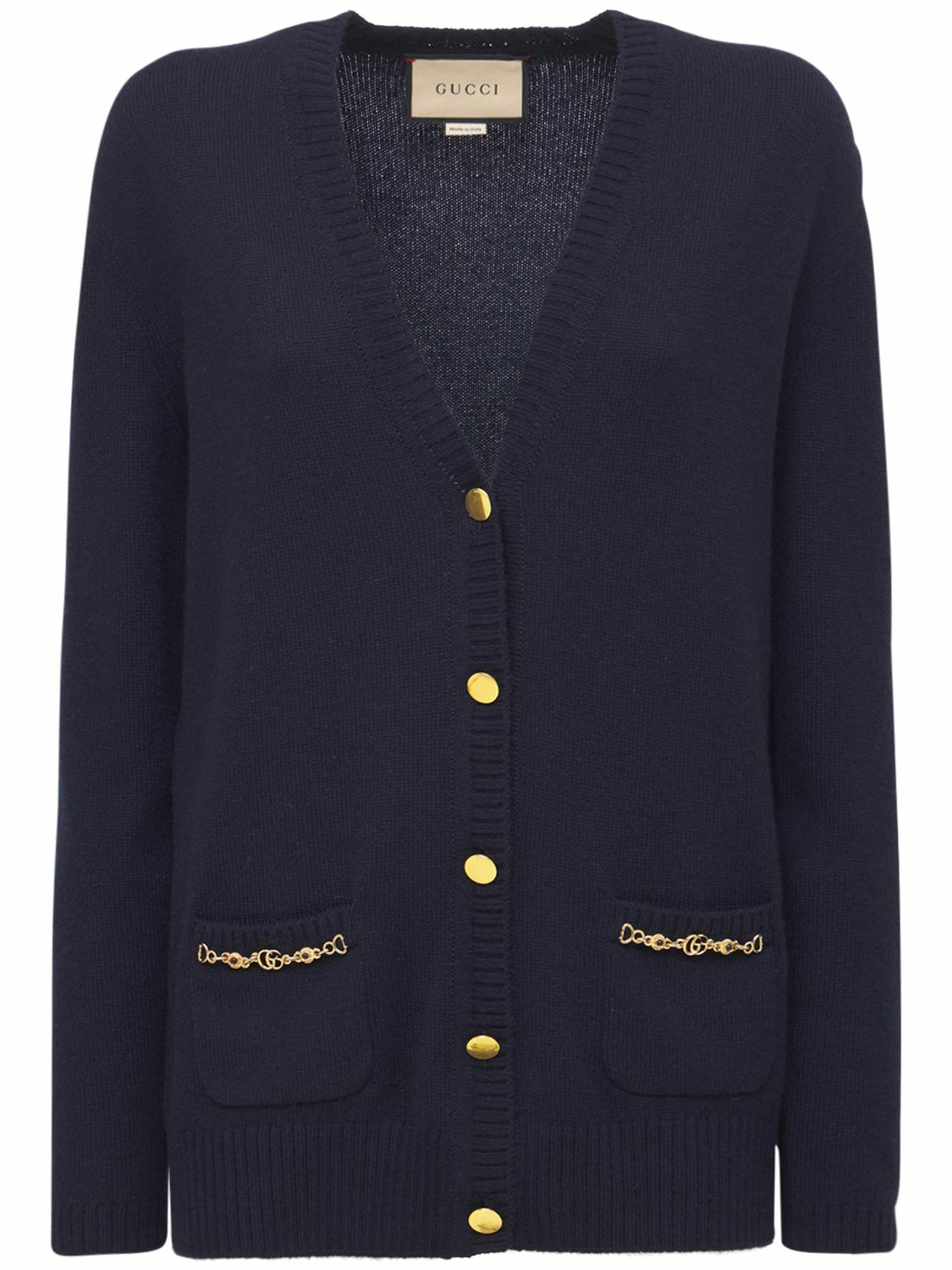 GUCCI - Cashmere Knit Cardigan Gucci