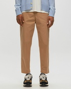 Maison Kitsune Regular Chino Pants Brown - Mens - Casual Pants