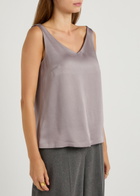 Herno Crepe de Chine Tank Light Pink