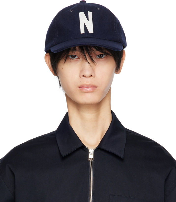 Photo: NORSE PROJECTS Navy Sports Cap