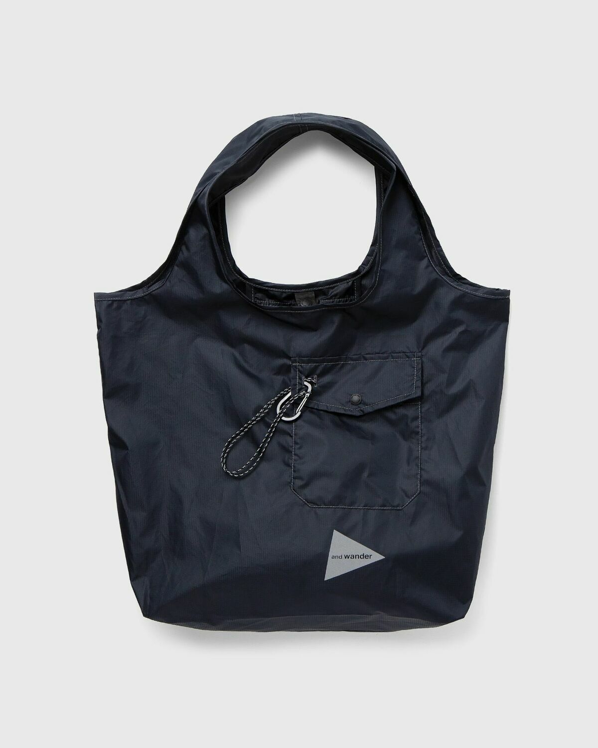 And Wander Grocery Pocket Bag Black Tote & Shopping Bags