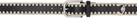 CMMN SWDN Black & Beige Crochet Leather Belt