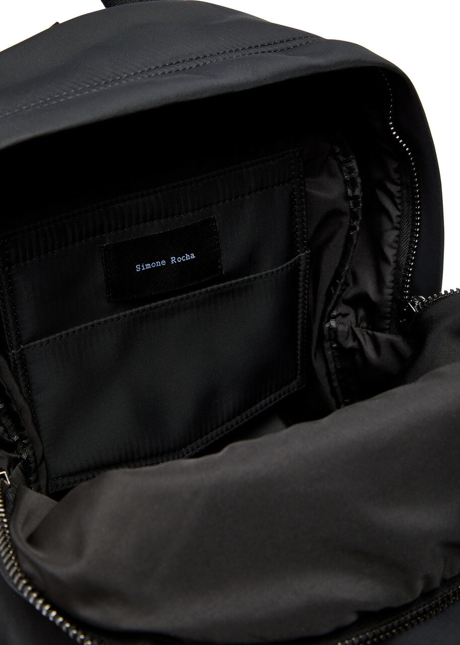 Simone Rocha Bow Nylon Backpack - Black - One Size