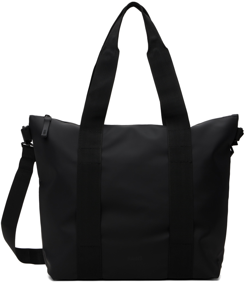 RAINS Black Mini Tote
