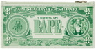BAPE Green Banknote Design Pouch