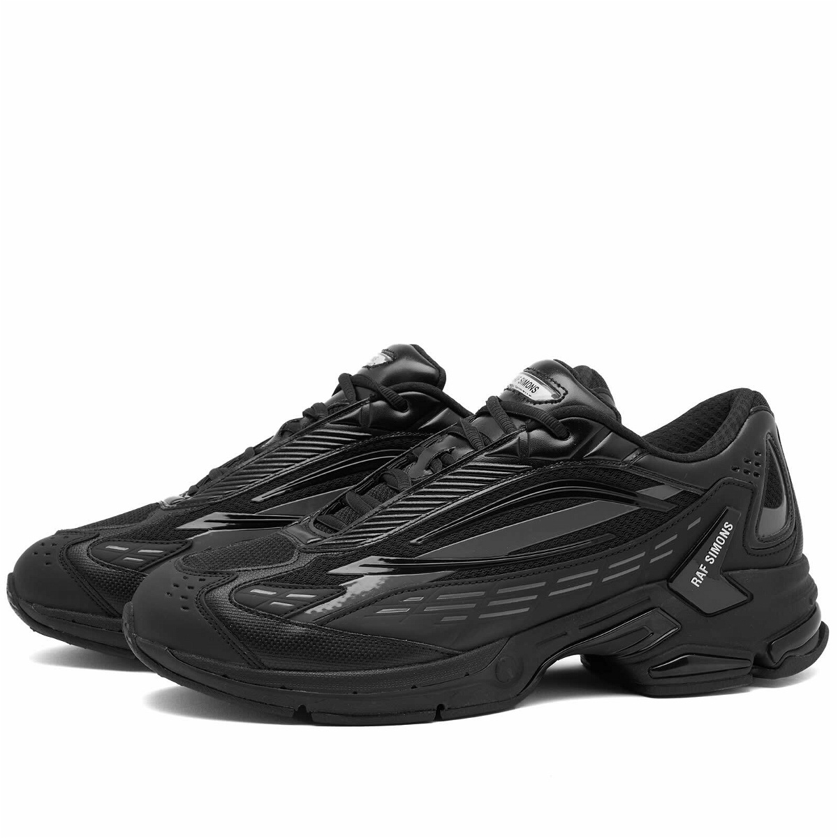 Raf Simons Men's Ultrasceptre Oversized Sneakers in Black/Grey Raf Simons