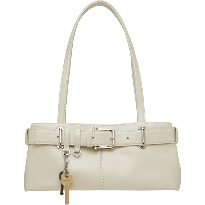 Photo: OSOI Off-White Shoulder Brocle Mini Bag