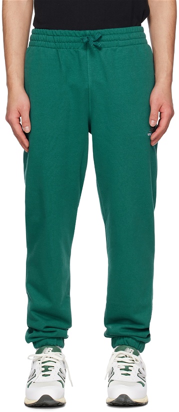 Photo: New Balance Green Uni-ssentials Lounge Pants