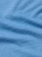 Sunspel - Indigo-Dyed Organic Cotton-Jersey T-Shirt - Blue
