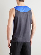 ON - Logo-Print Recycled-Mesh Tank Top - Blue