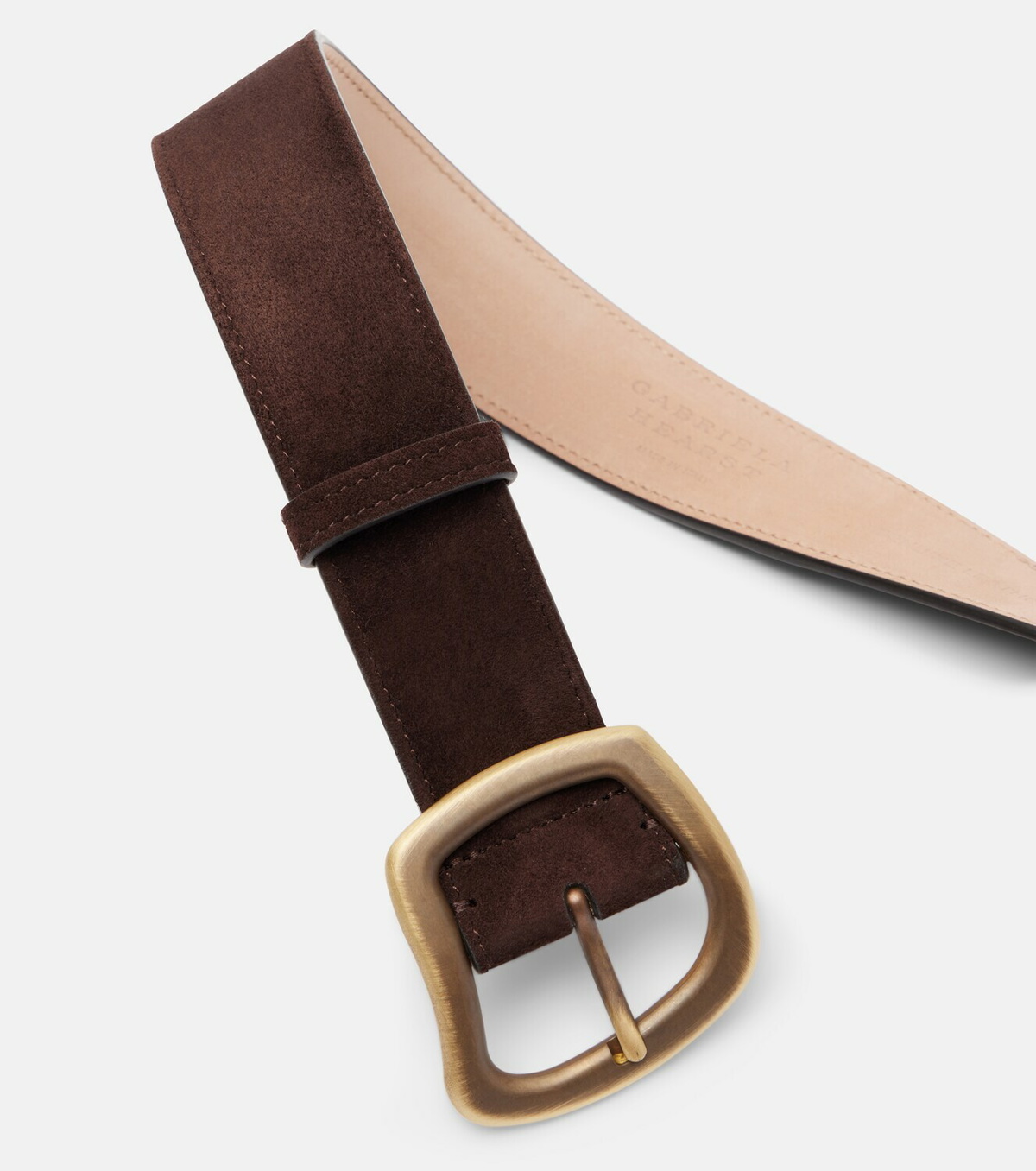 Gabriela Hearst Simone suede belt