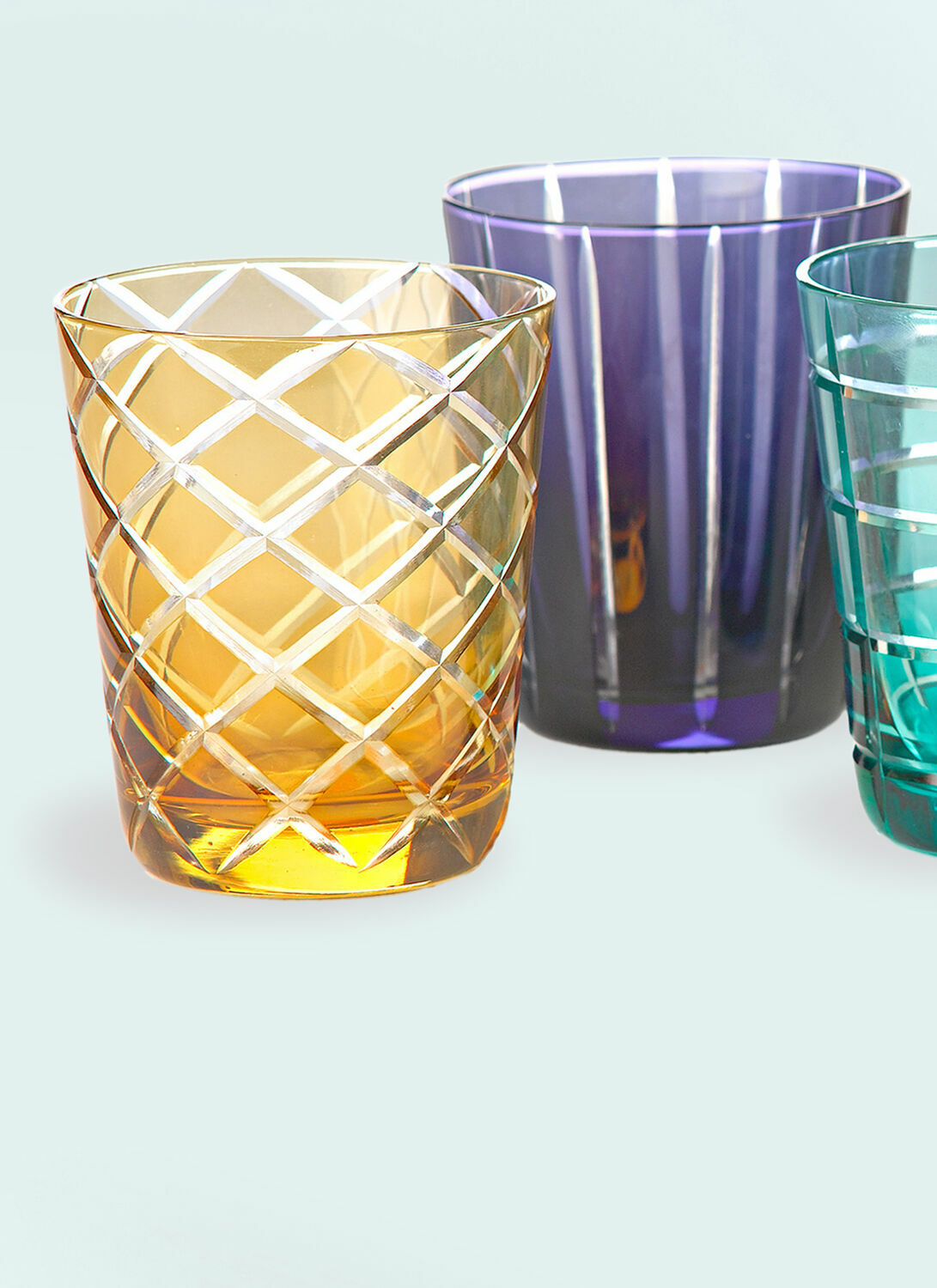 Polspotten Cuttings Set Of Six Tumblers