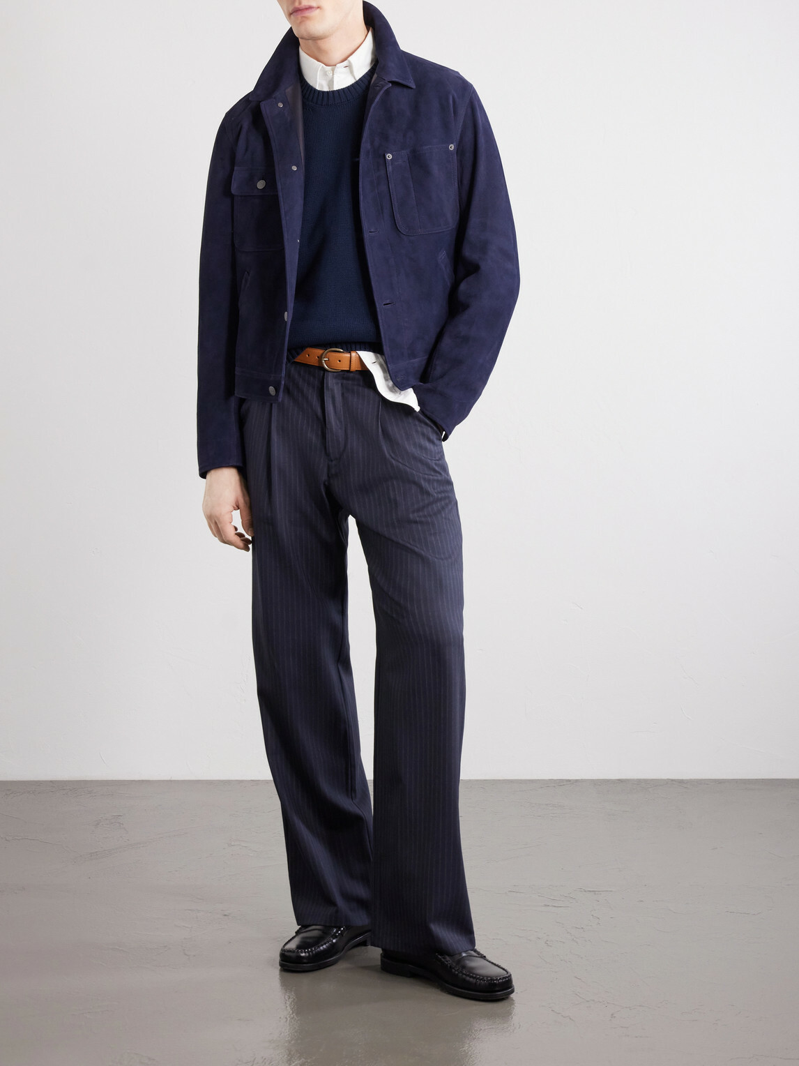 Anderson & Sheppard - Cotton Sweater - Blue