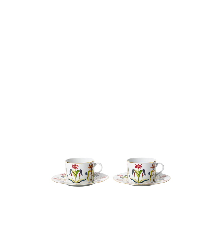 Photo: L'Objet Grand Tour set of 2 teacups and saucers