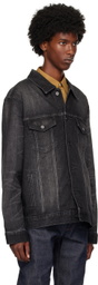 Calvin Klein Black Elongated Denim Jacket