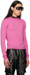 Rick Owens Pink Biker Level Sweater