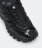 Moncler Trailgrip Puffer leather-trimmed sneakers