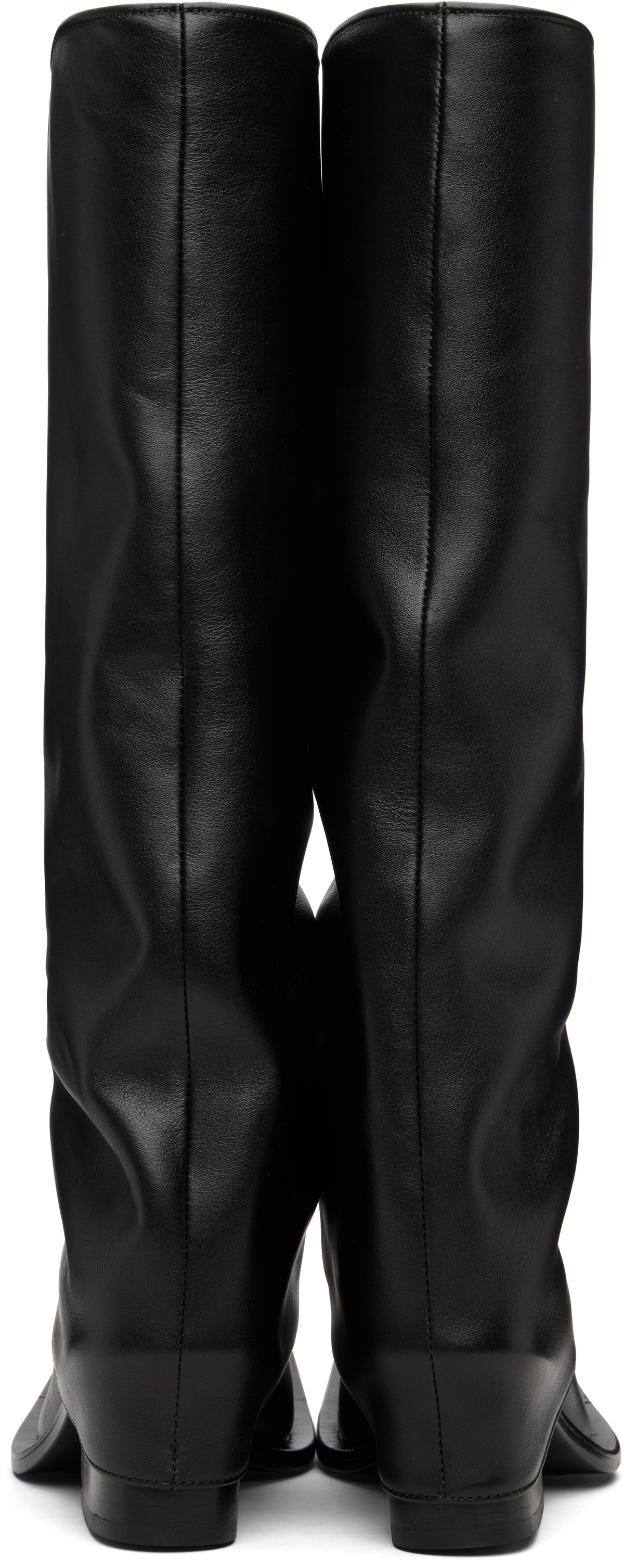 FIDAN NOVRUZOVA Black Havva Chunky Heel Trouser Boots