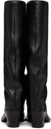 FIDAN NOVRUZOVA Black Havva Chunky Heel Trouser Boots