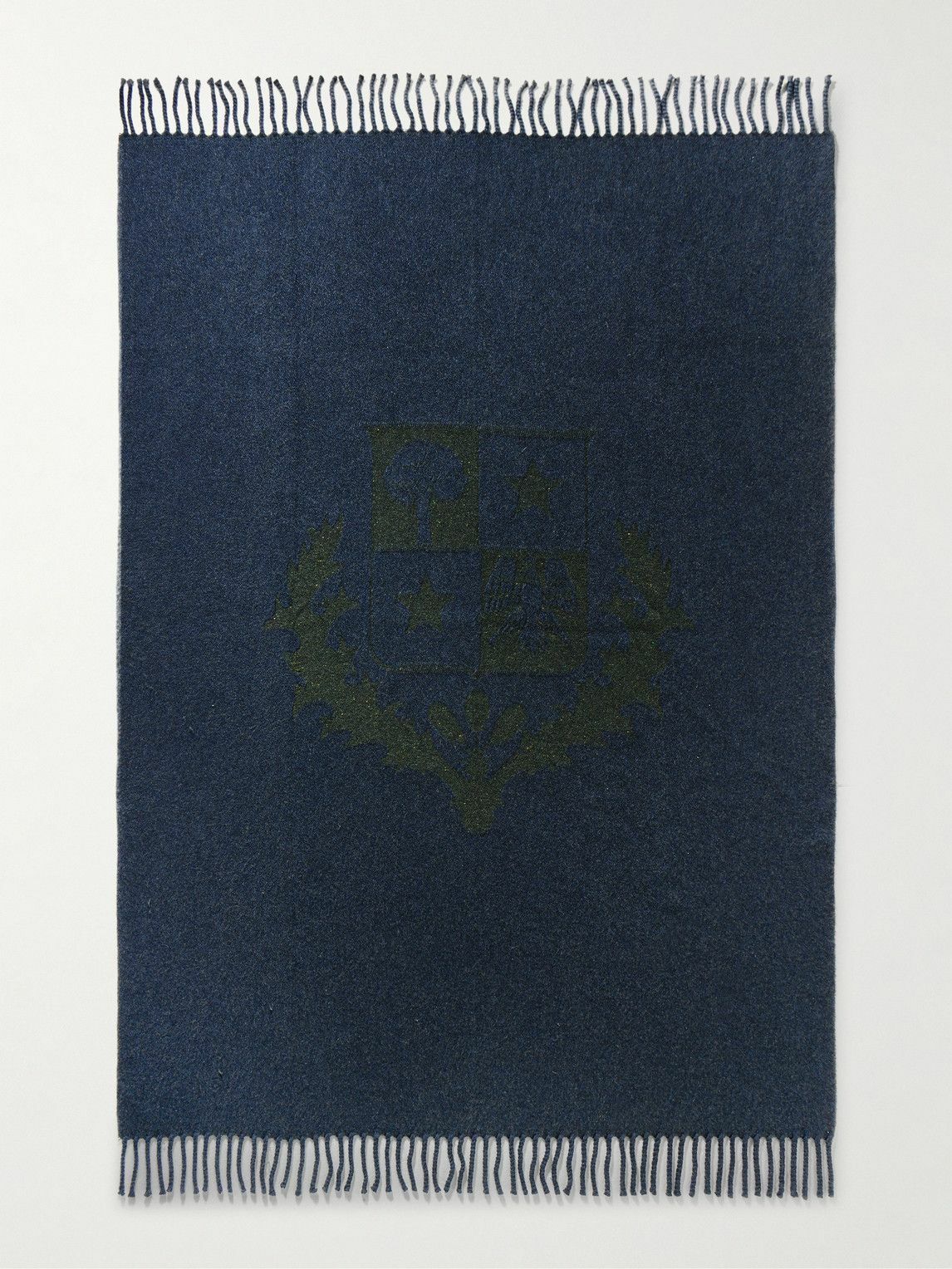 Loro Piana - Fringed Cashmere-Jacquard Throw