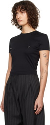 Mugler Black Pierced Baby T-shirt