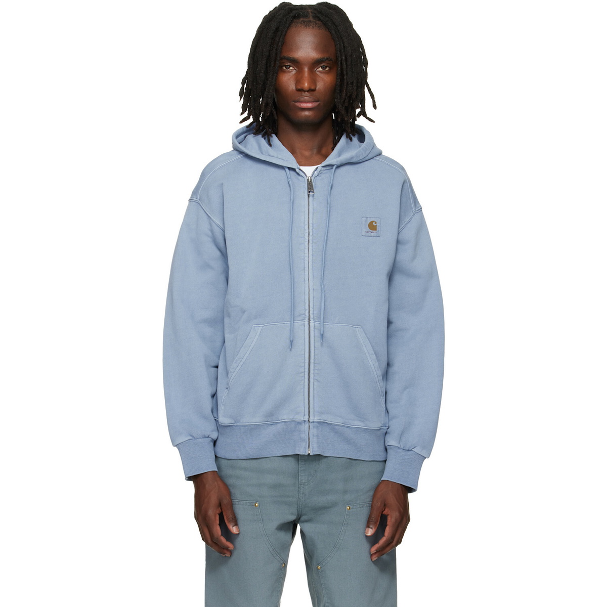 Carhartt Work In Progress Blue Nelson Hoodie