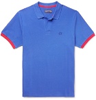 Vilebrequin - Palatin Contrast-Trimmed Cotton-Piqué Polo Shirt - Men - Blue