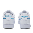 Reebok Men's Club C 85 Vegan Sneakers in White/Digital Blue/ Blue