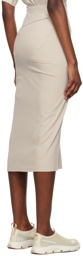 Post Archive Faction (PAF) Taupe 5.0+ Center Midi Skirt